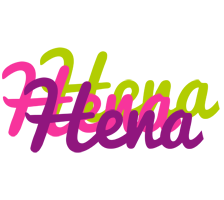 Hena flowers logo