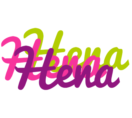 Hena flowers logo
