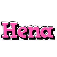 Hena girlish logo