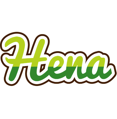 Hena golfing logo