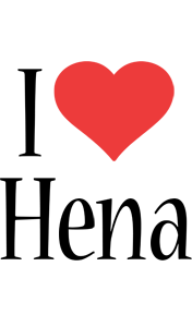 Hena i-love logo