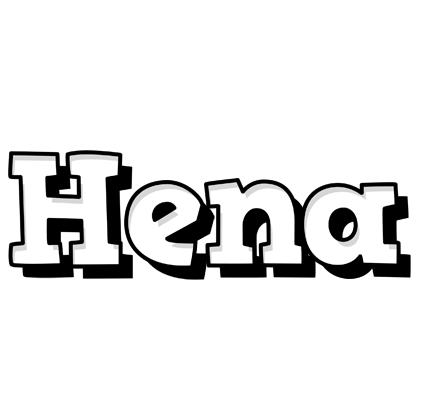 Hena snowing logo