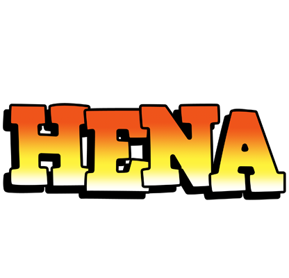 Hena sunset logo