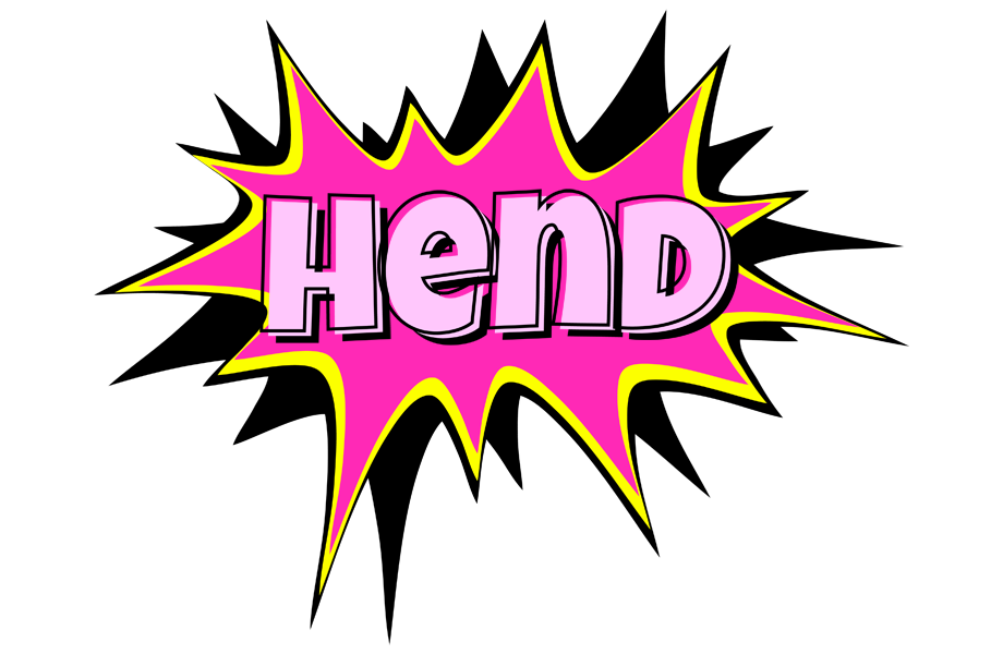 Hend badabing logo