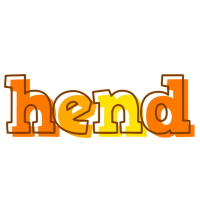 Hend desert logo