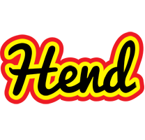 Hend flaming logo