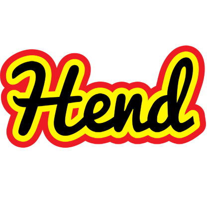 Hend flaming logo