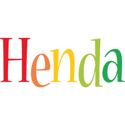 Henda birthday logo