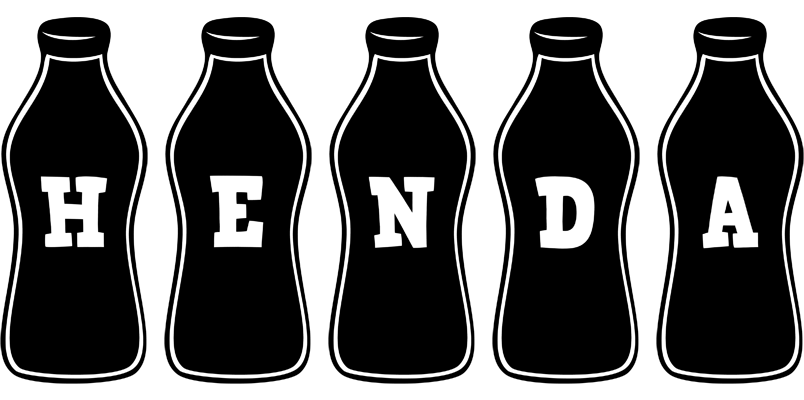 Henda bottle logo