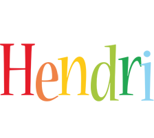 Hendri birthday logo