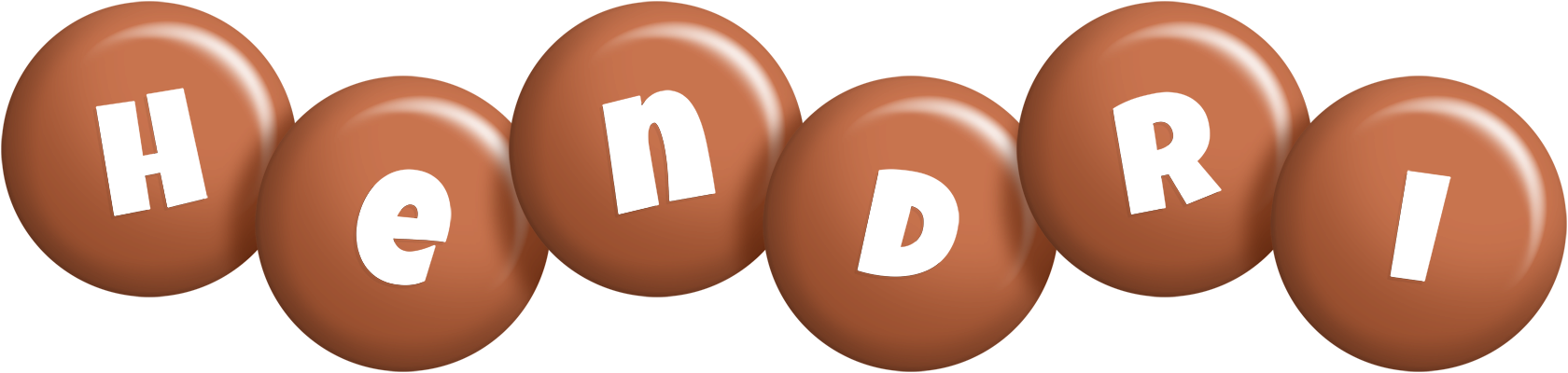 Hendri candy-brown logo