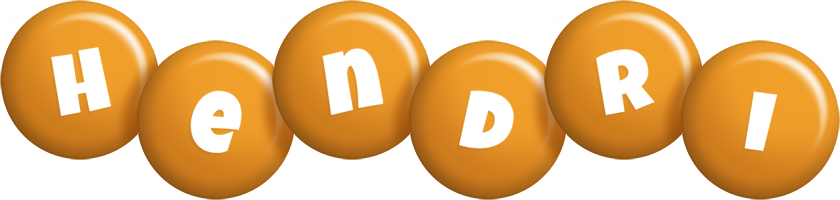 Hendri candy-orange logo