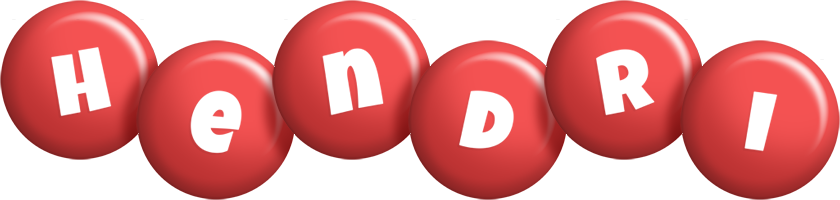Hendri candy-red logo
