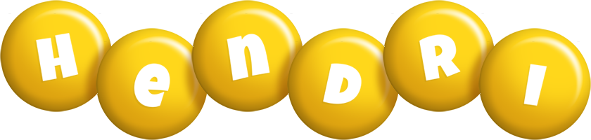 Hendri candy-yellow logo