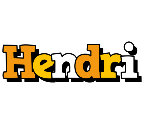 Hendri cartoon logo