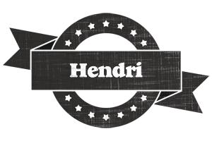 Hendri grunge logo