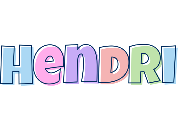 Hendri pastel logo