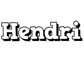 Hendri snowing logo