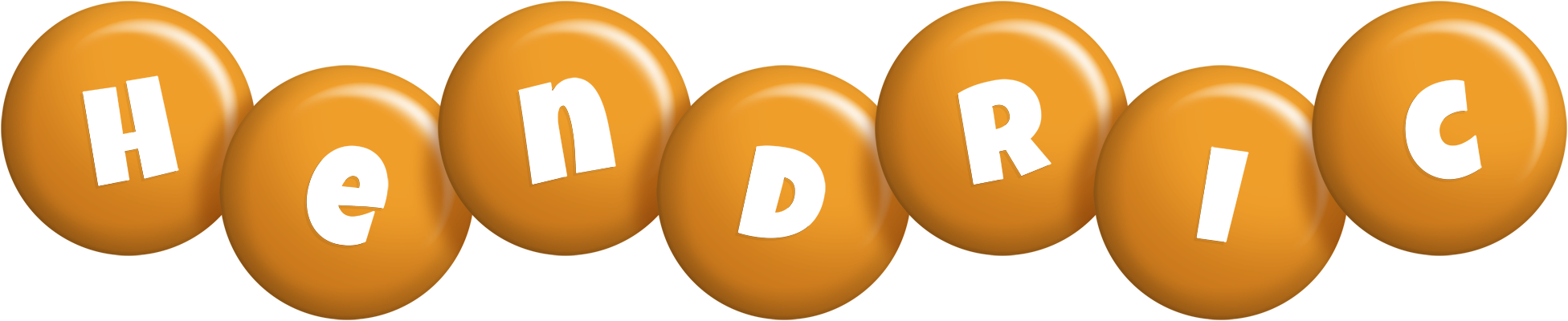 Hendric candy-orange logo