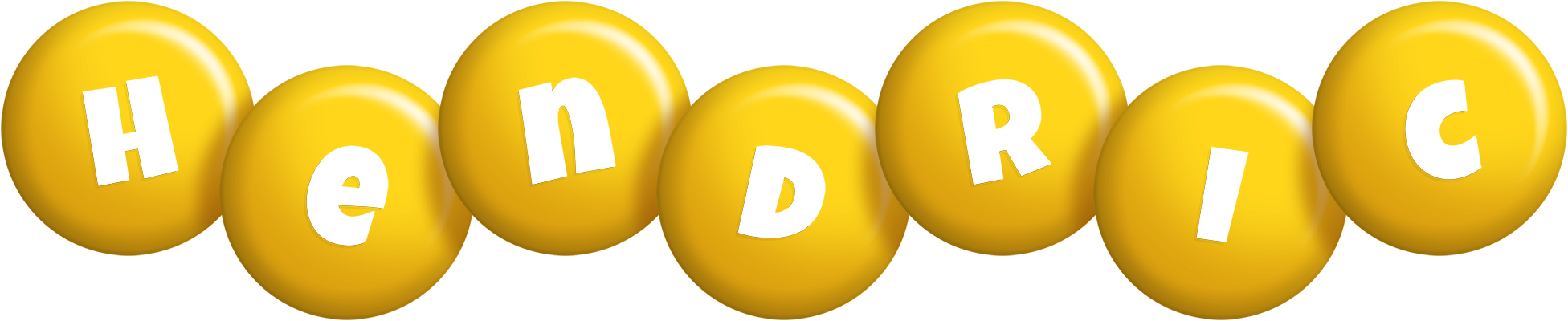 Hendric candy-yellow logo