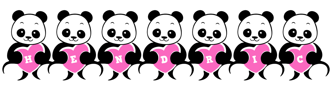 Hendric love-panda logo