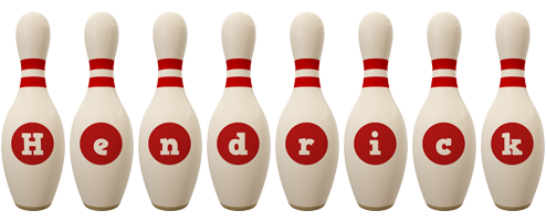 Hendrick bowling-pin logo