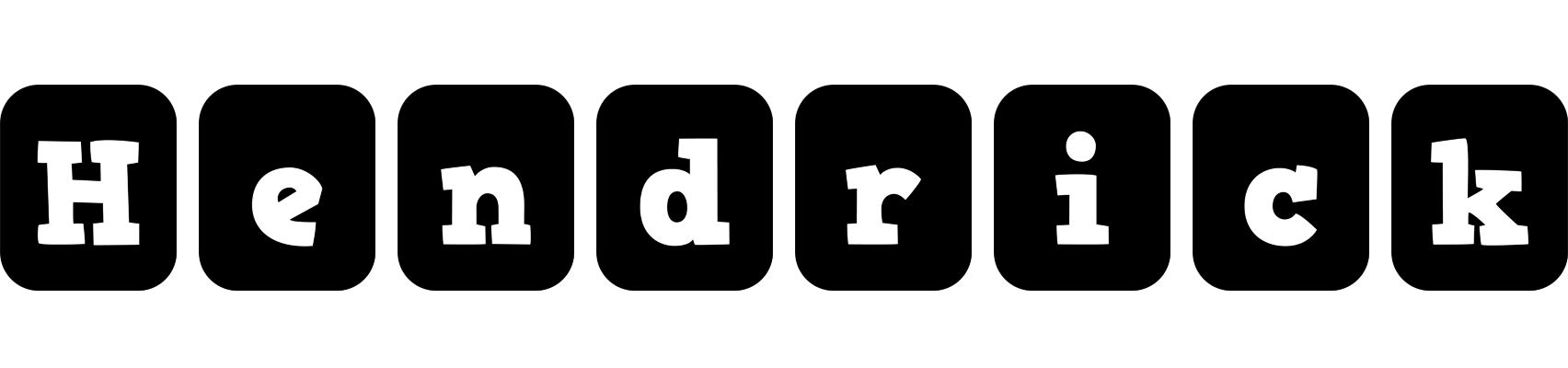 Hendrick box logo