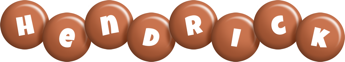 Hendrick candy-brown logo