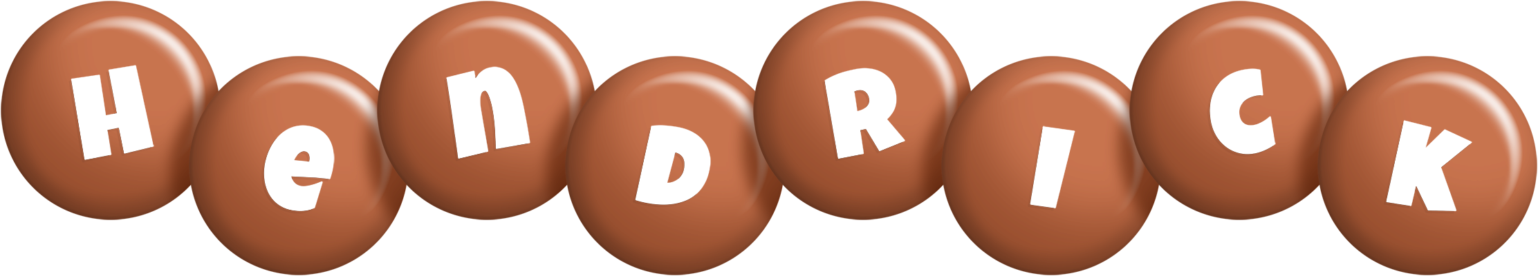 Hendrick candy-brown logo