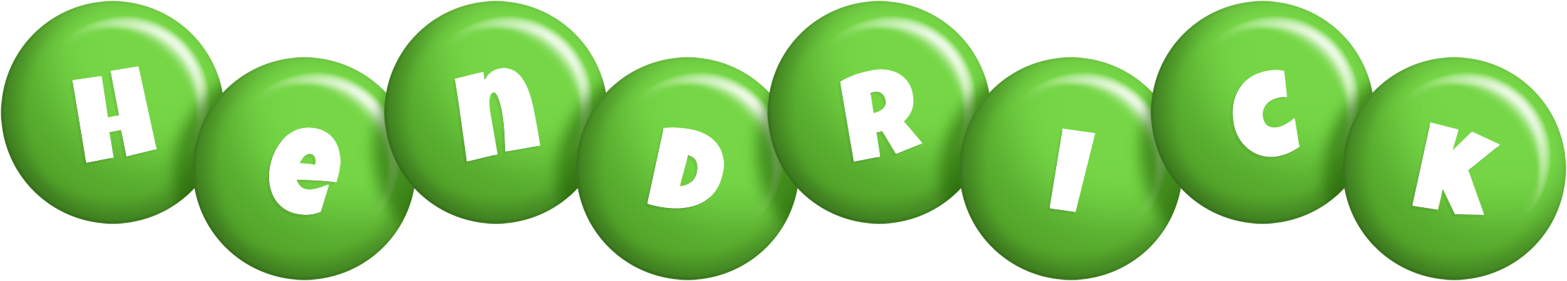 Hendrick candy-green logo