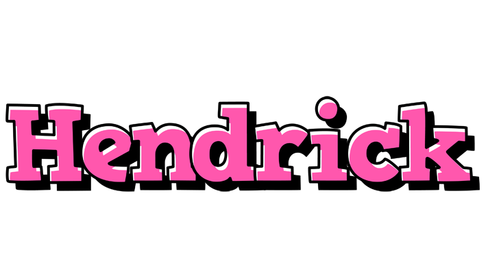 Hendrick girlish logo