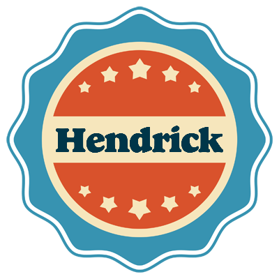 Hendrick labels logo