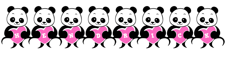 Hendrick love-panda logo