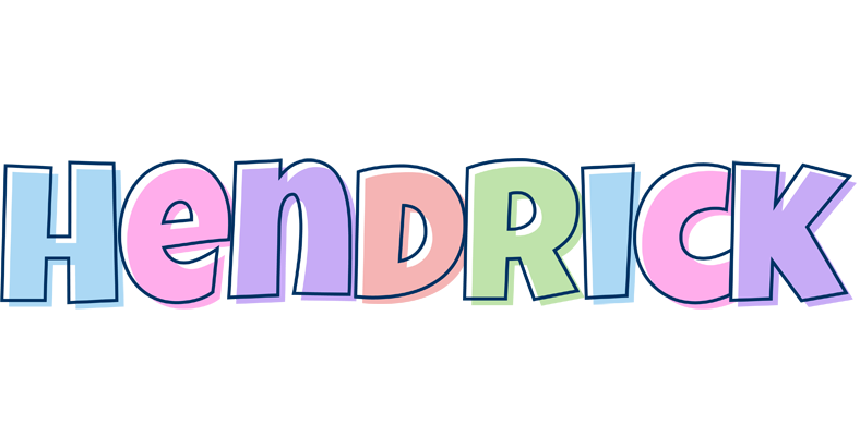 Hendrick pastel logo