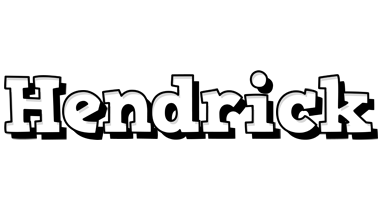 Hendrick snowing logo