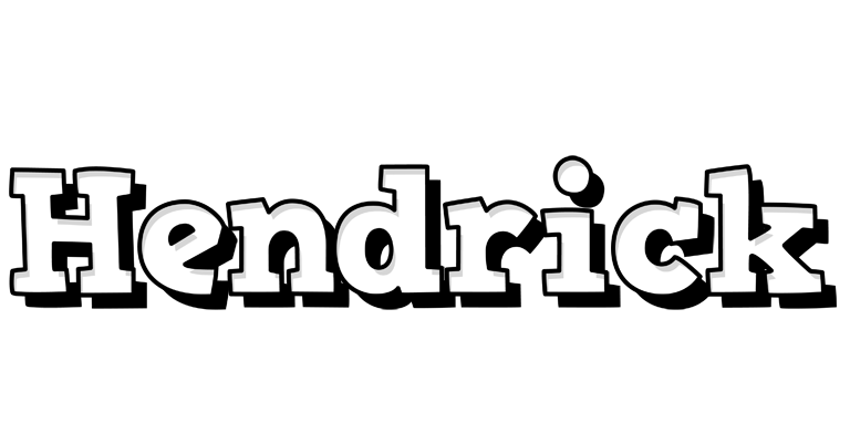 Hendrick snowing logo