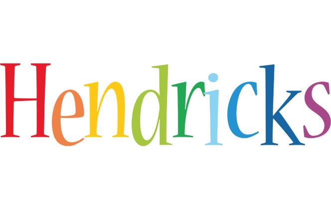 Hendricks birthday logo