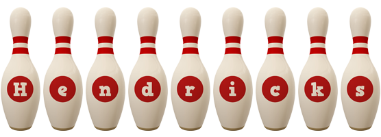 Hendricks bowling-pin logo