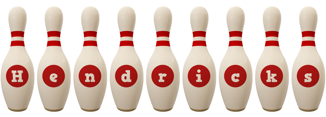Hendricks bowling-pin logo