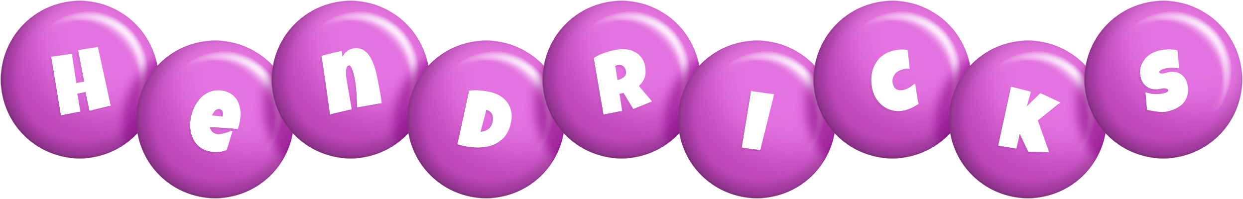 Hendricks candy-purple logo