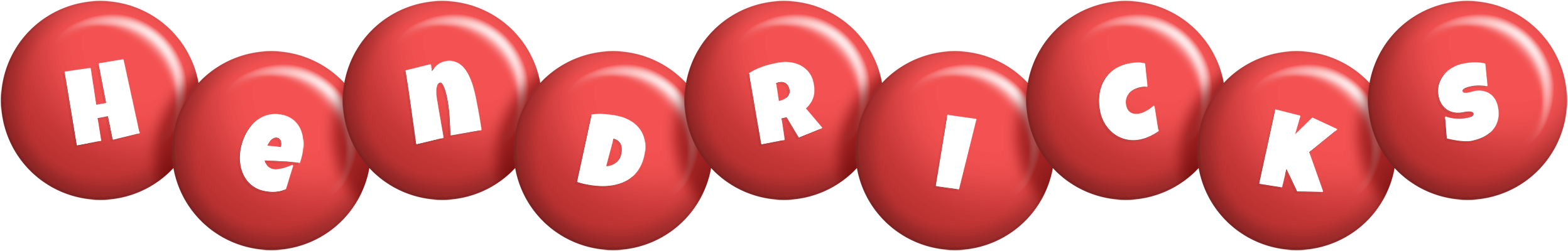 Hendricks candy-red logo