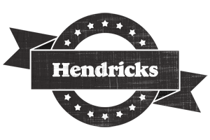 Hendricks grunge logo