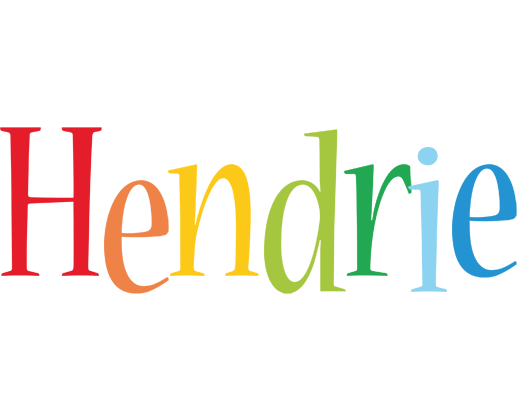 Hendrie birthday logo