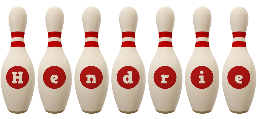 Hendrie bowling-pin logo