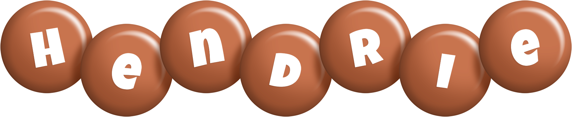Hendrie candy-brown logo