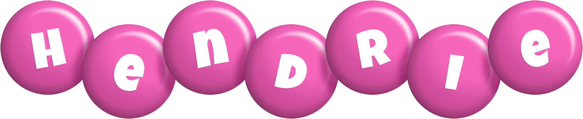 Hendrie candy-pink logo