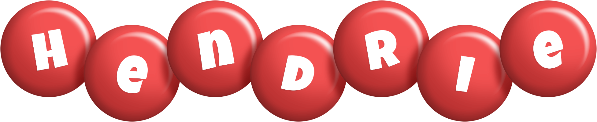 Hendrie candy-red logo