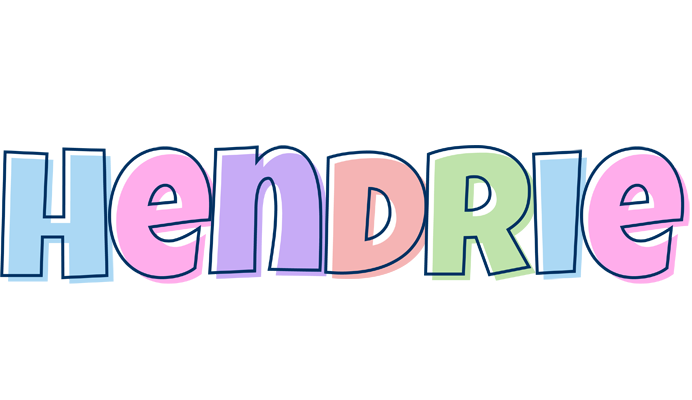 Hendrie pastel logo