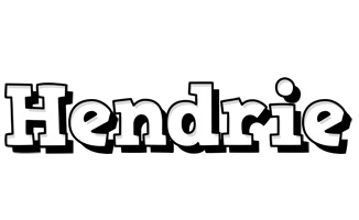 Hendrie snowing logo