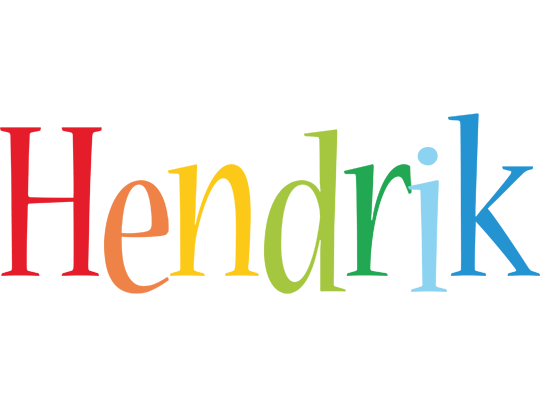 Hendrik birthday logo